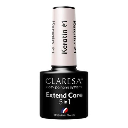 Claresa Extend Care 5In1 Keratin Base For Hybrid Nail Polish 1 15G