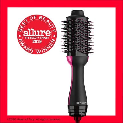 Revlon One-Step Hair Dryer & Volumizer Hot Air Brush Black/Pink