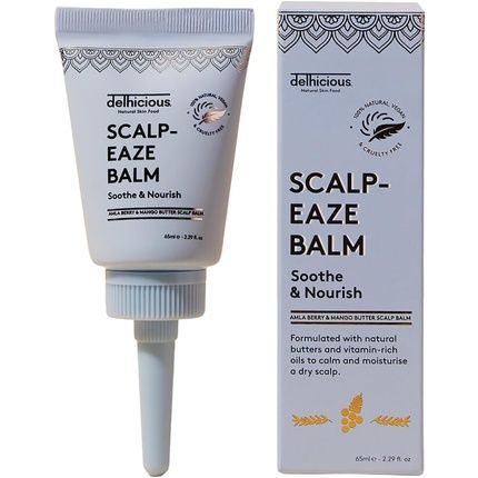 Delhicious Dry Itchy Scalp Treatment Moisturiser Balm With Amla Hair Oil And Shea