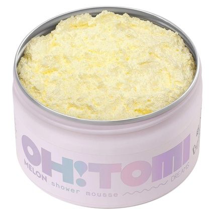 Oh!Tomi Body Mousse Shower Foam With Melon Scent Moisturizing For Dry Skin 250.43Ml