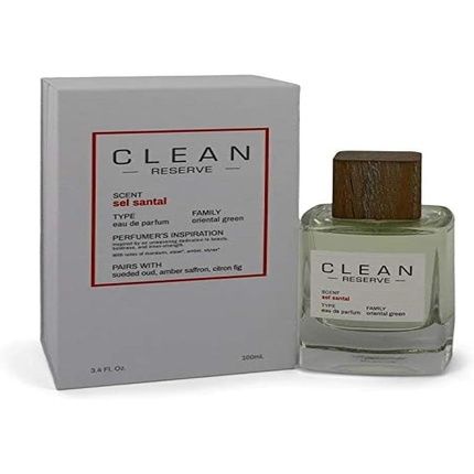 Clean Sel Santal Eau De Parfum 100Ml Black