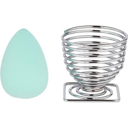 Cala Mint Teardrop Sponge And Stand