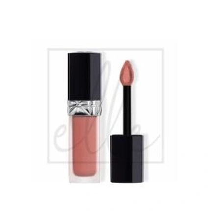 Dior Rouge Dior Forever Liquid Lipstick 100 Forever Nude Highly Pigmented 6 Ml - Image 3