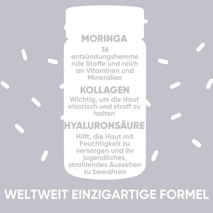 Redmoringa Hyaluronic Acid Collagen Capsules Complex Organic Moringa 100 Capsules