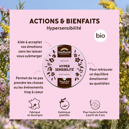 Biofloral Hypersensitivity Organic 165 Tablets For Emotional Sensitivity
