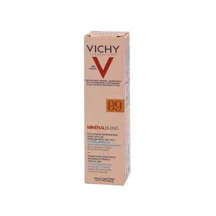 Vichy Mineral Blend Foundation 09 Agate 30Ml Hydrating Foundation With 16 Hour Wear