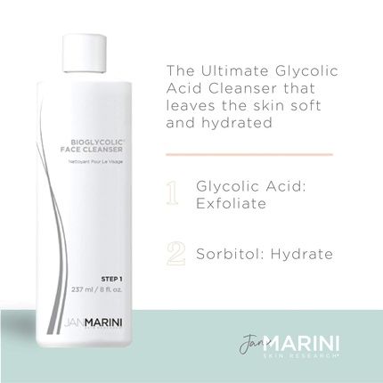 Jan Marini Skin Research Bioglycolic Face Cleanser 8 Fl Oz