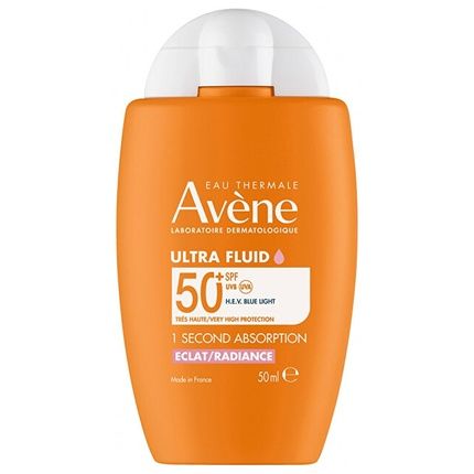 Avene Brightening Protective Facial Fluid Spf 50+ Radiance Ultra Fluid 50 Ml