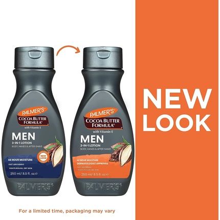 Palmer'S Cocoa Butter Men Body And Face Lotion 250Ml - Image 3