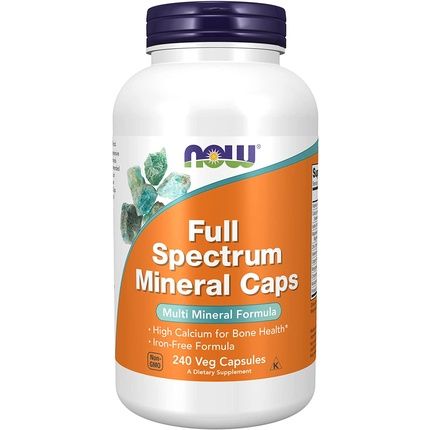 Now Full Spectrum Mineral Caps Multi Mineral Formula 240 Veg Capsules