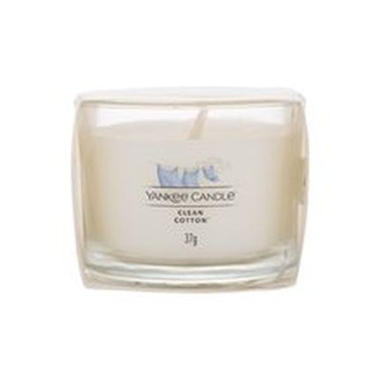 Yankee Candle Clean Cotton Glass Votive 37G