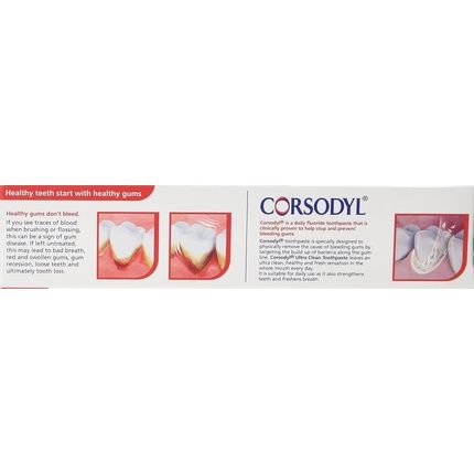 Corsodyl Ultra Clean Toothpaste For Gum Care 75Ml - Image 3