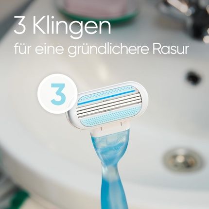 Gillette Venus Smooth Sensitive Women'S Razor Blades 8 Replacement Blades With 5-Blade Technology