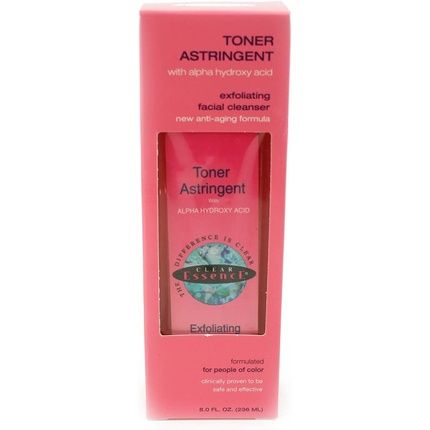 Clear Essence Anti-Aging Skin Toner Astringent With Alpha Hydroxy Acid 236Ml