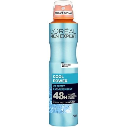 L'Oreal Men Expert Cool Power 48H Anti-Perspirant Ice Effect Deodorant Body Spray 250Ml