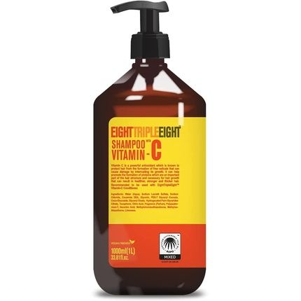 Eight Triple Eight Vitamin C Hair Care Shampoo 1L Brown