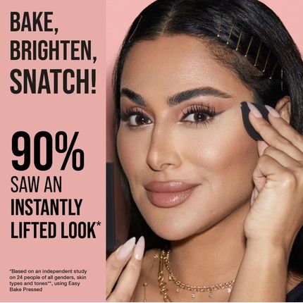Huda Beauty Easy Bake Loose Baking And Setting Face Powder Shade Peach Pie - Image 3