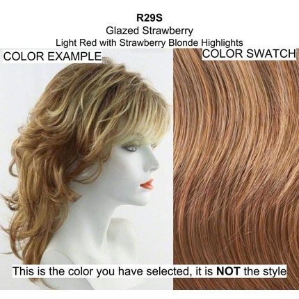 16" Curl Back Extension 1 Piece Color R29S+ Glazed Strawberry Hairdo Hairpieces 5 Snap Pins Heat Friendly Curly Synthetic Wavy Flat Iron Blow Dry Salon Layers