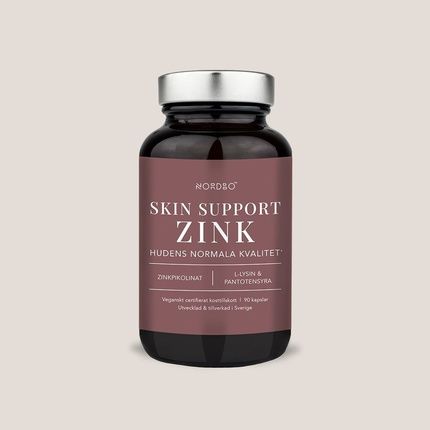 Nordbo Vegan Skin Support Zinc 90 Capsules