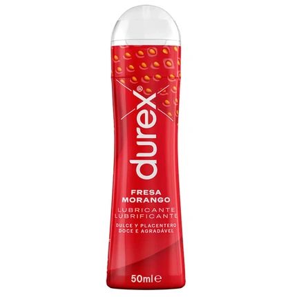 Durex Play Sweet Strawberry Lube 50Ml A Delightful Strawberry Flavored Lubricant