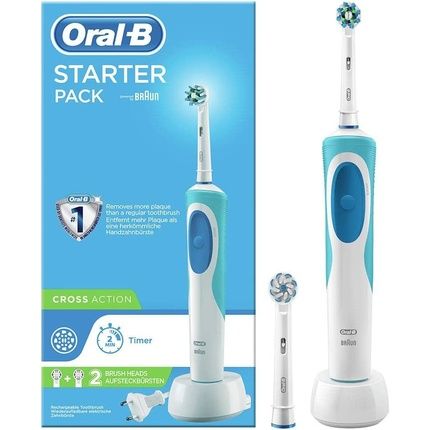 Oral B Cross Action Timer Starter Pack With Charger
