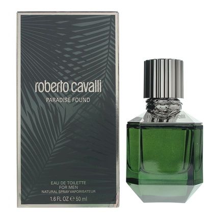 Roberto Cavalli Paradise Found Eau De Toilette  Men'S Perfume 50Ml, Colorless