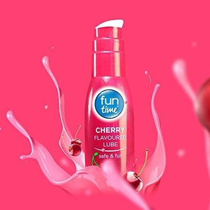 Fun Time Lube Cherry Water-Based Lubricant 75Ml
