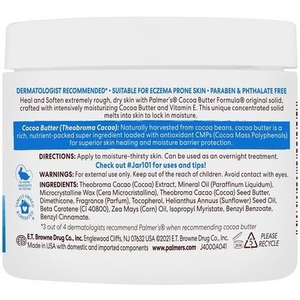Palmer'S Cocoa Butter Formula With Vitamin E 3.5 Fl Oz 103Ml