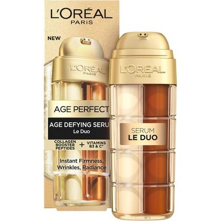 L'Oreal Paris Age Defying Serum Le Duo With Collagen Peptide Booster And Vitamins B3