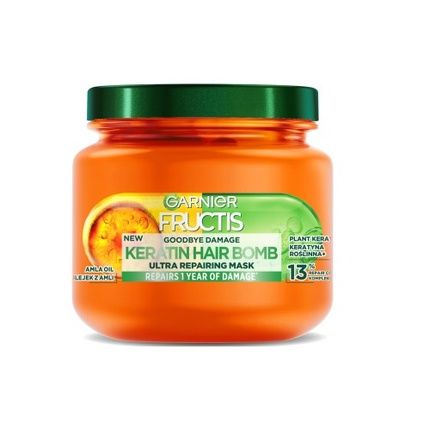 Garnier Fructis Goodbye Damage Keratin Hair Bomb Repairing Hair Mask 320Ml