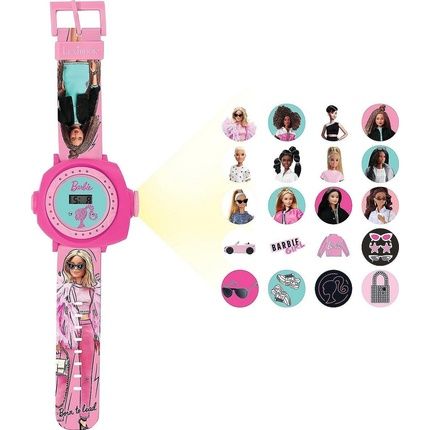 Lexibook Adjustable Projection Watch Digital Screen Barbie