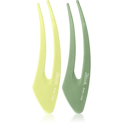 Janeke Hair Clip Green 2X15 Cm