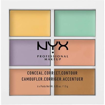 Nyx Professional Makeup Colour Correcting Palette 6 Creamy Blendable Shades