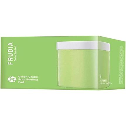 Frudia Green Grape Pore Peeling Pad Korean Skin Care Exfoliating Face Pads With Green Grape Extracts Tannic Acid And Betain Salicylate 70 Pads