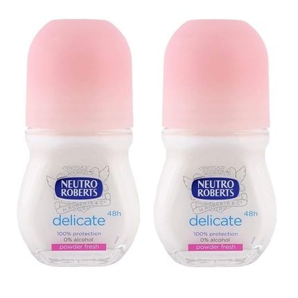 Neutro Roberts 9062 Antiperspirant Gentle Powder Fresh Roll-On Deodorant 50Ml - Pack Of 2