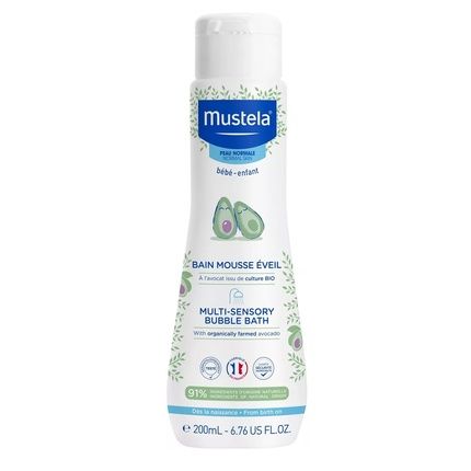 Mustela Multi-Sensory Bubble Bath For Children And Infants, 200Ml