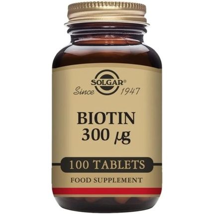 Solgar Biotin 300Mcg 100 Tablets
