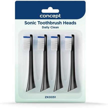 Concept Household Zk0051 Daily Clean Replacement Brush Heads For Daily Care - Black