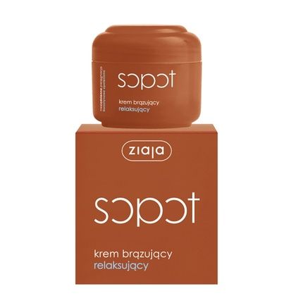 Ziaja Sopot Relaxing Bronzing Cream 50Ml - A Soothing Cream For A Bronzed Glow