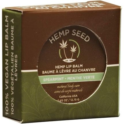 Earthly Body Spearmint Lip Balm 0.45Oz 12.75G