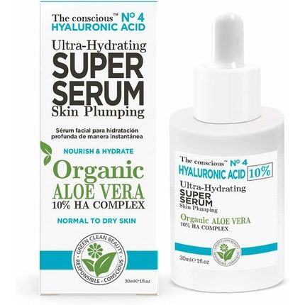 Hyaluronic Acid Ultra-Hydrating Super Serum With Organic Aloe Vera 30Ml