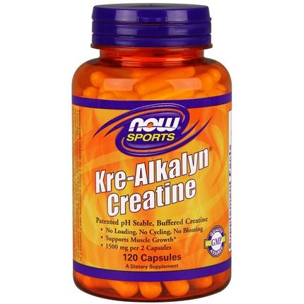 Now Foods Kre-Alkalyn Creatine Mass Building & Energy Production 120 Capsules