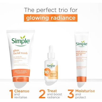 Simple 10 Vitamin C E F Booster Serum - Hydrating Face Serum - Image 3