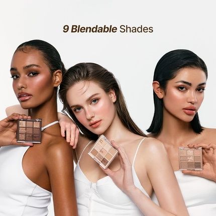 Dasique Shadow Palette No. 11 Chocolate Fudge Cruelty Free 9 Mixable Shades