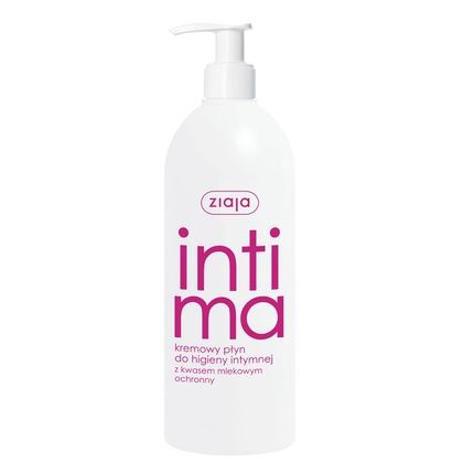 Ziaja Intima Creamy Wash Liquid For Intimate Hygiene With Lactic Acid Soothing 500Ml