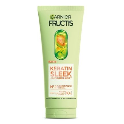 Fructis Keratin Sleek Conditioner For Dry And Frizzy Hair 200Ml