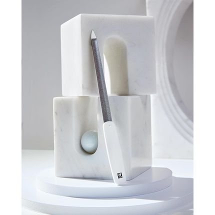 Zwilling 160Mm White Sapphire Coated Polished Tip Ergonomic Shape Coarse Fine Grain File Faces