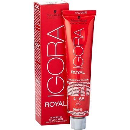 Schwarzkopf Igora Royal Premium Hair Color 4/68 Medium Brown Chocolate Red 60Ml