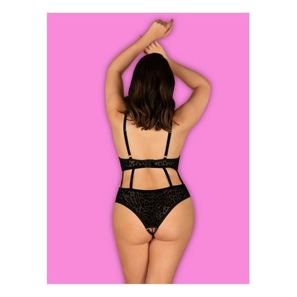 Obsessive Body Ouvert Black Transparent Plus Size 4Xl-7Xl - Image 3