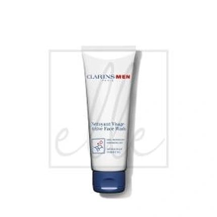 Clarins Men Active Face Wash 125Ml Foaming Cleansing Gel For Men
